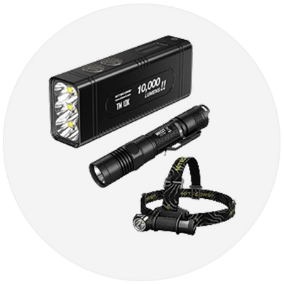 Flashlights and Headlamps logo