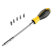 STANLEY | 10 Ways Flexi Screwdriver Set | Ph #1, Ph #2, Ph #3 Torx T15, T20 Square 1, 2 Flared 4Mm, 5Mm, 6Mm | 0-62-508