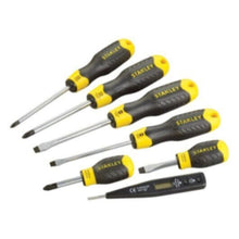 STANLEY | Cushion Grip Screwdriver Set with Voltage Tester 6Pcs | 0-65-009