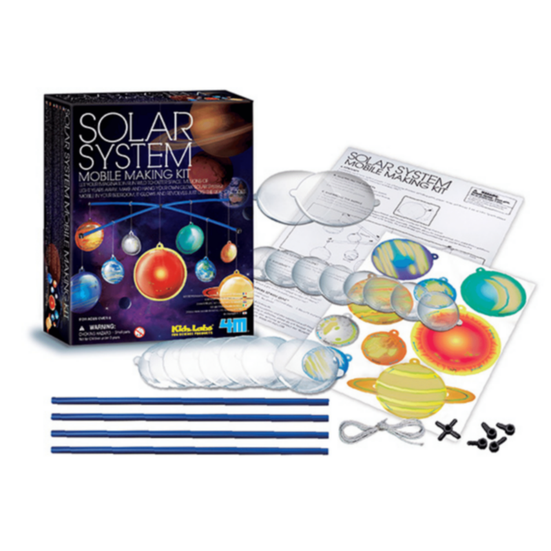 4M | Glow Solar System Mobile Making Kit | 48603225