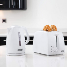 RUSSELL HOBBS | Textures 2 Slice Plastic Toaster White 21640 | ARURH21640TOW