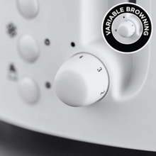 RUSSELL HOBBS | Textures 2 Slice Plastic Toaster White 21640 | ARURH21640TOW