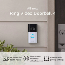 RING | Video Doorbell 4 with Colour Pre Roll | MMWEIDRBELLV4