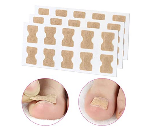 Set of 3 (30 pieces) Glue Free Toenail Patch Care Tool Professional Pedicure for Men and Women | JPM1965