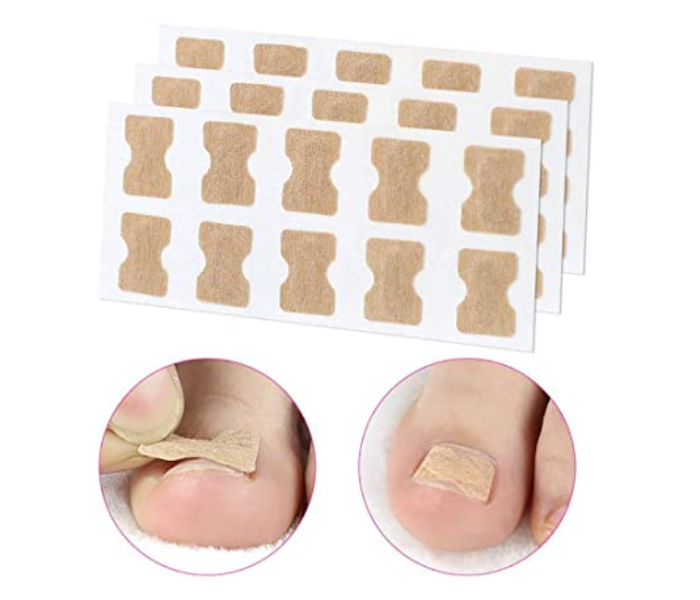 Set of 3 (30 pieces) Glue Free Toenail Patch Care Tool Professional Pedicure for Men and Women | JPM1965
