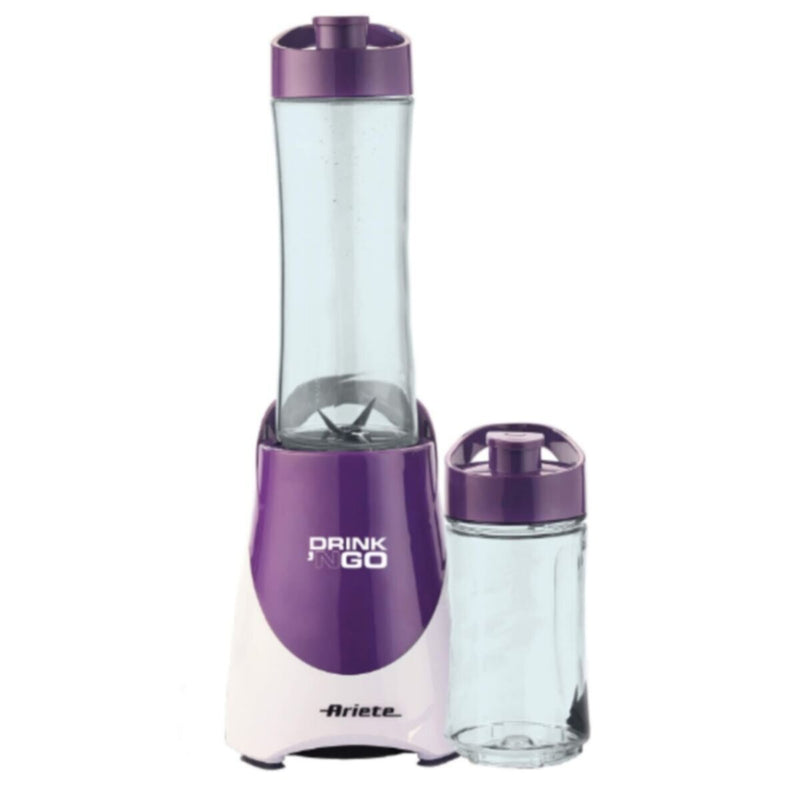 ARIETE | DRINKâ€™NGO Smoothie Blender with 1 Jar 300W White/Purple | 0563