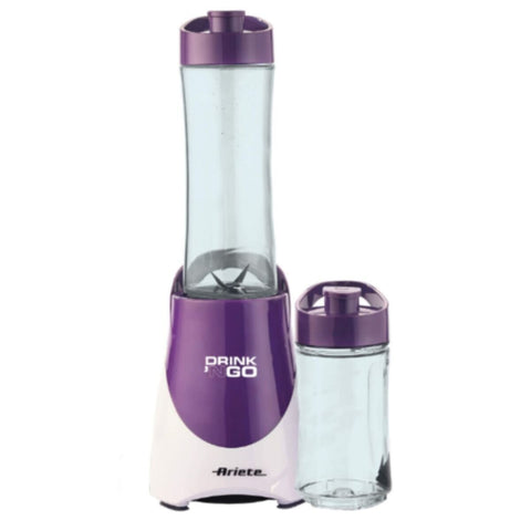 ARIETE | DRINKâ€™NGO Smoothie Blender with 1 Jar 300W White/Purple | 0563