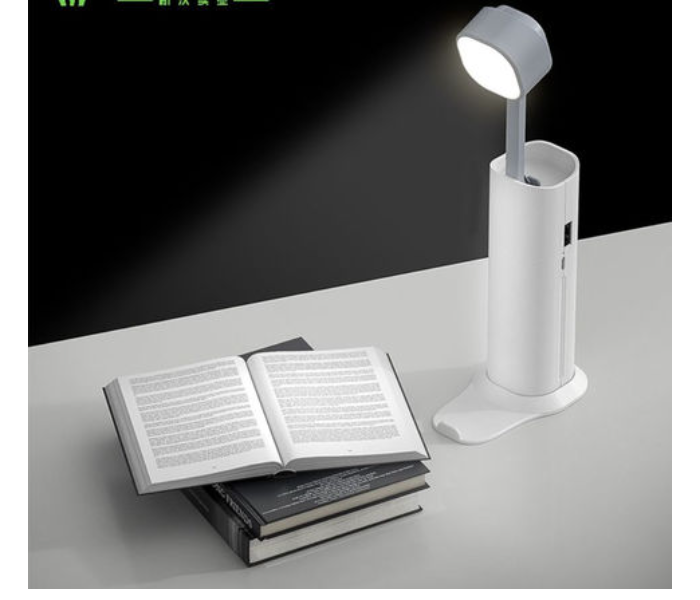 Folding Rechargeable LED Table Lamp Desk flashlight - White | JPL3101