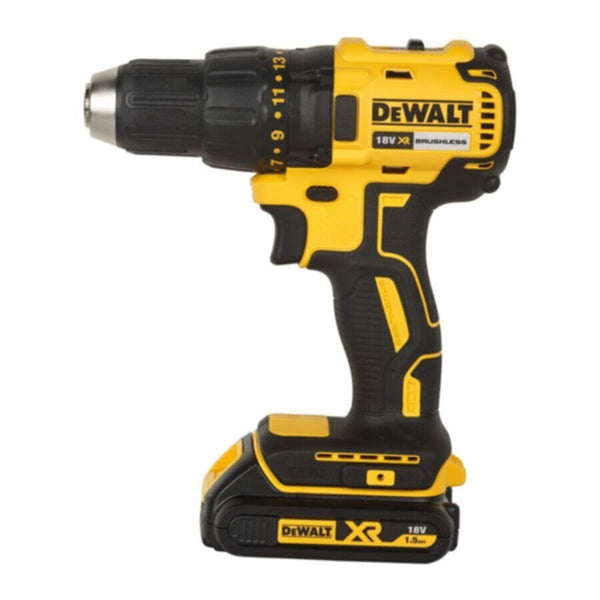 DEWALT | 18V Brushless Drill Driver 2 Battery 1.5 Ah + charger + Kit Box | DCD777S2-GB