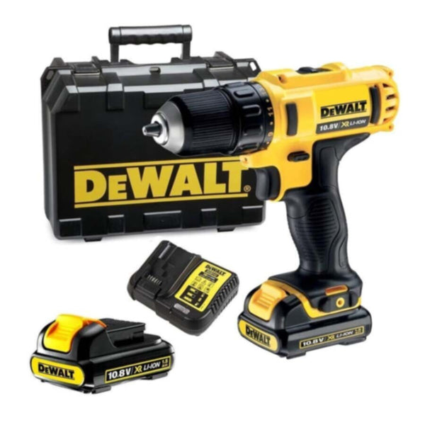 DEWALT | 12V Drill Driver 2 Battery 1.3 Ah + Charger + Soft bag | DCD710C2P-B5