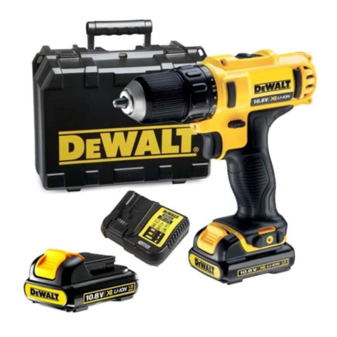 DEWALT | 12V Drill Driver 2 Battery 1.3 Ah + Charger + Soft bag | DCD710C2P-B5