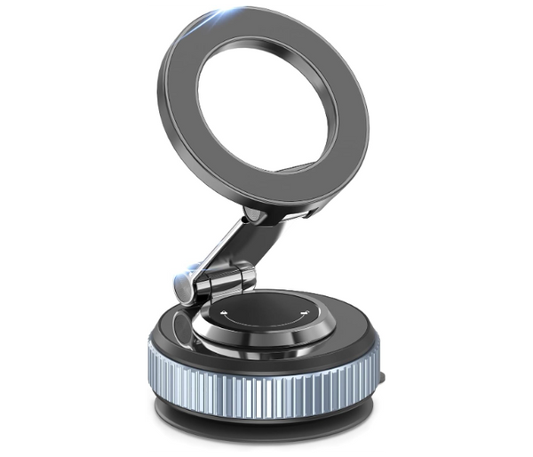 Magnetic Phone Stand for Car 360 Degree Rotatable Phone Holder for MagSafe Strong Magnet Foldable Car Mount with Suction Cup | JPO2897