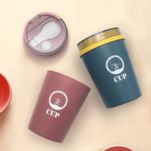 VAGUE | Airtight Soup Bottle with Spoon 500ml Assorted Colors | 02-1263