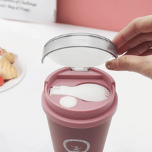 VAGUE | Airtight Soup Bottle with Spoon 500ml Assorted Colors | 02-1263