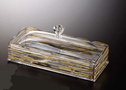 VAGUE | Cutlery Holder With Gold Printing 25.5*11*(H)10Cm | 02-867