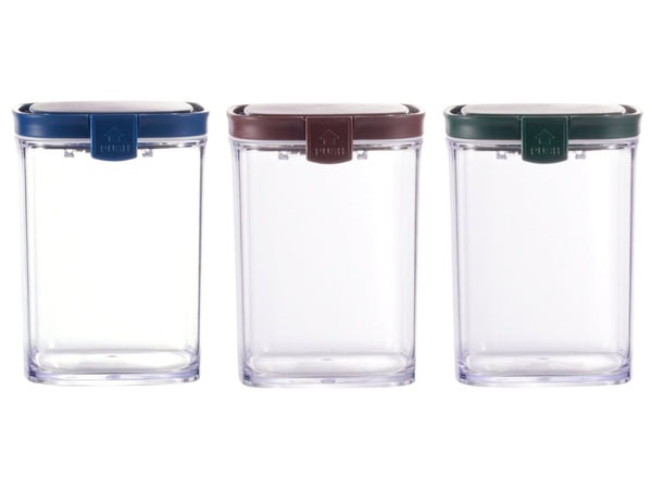 VAGUE | Square Airtight Food Container Jar 700 ml | 02-930