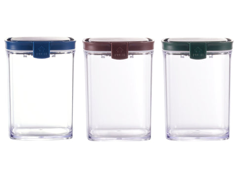 VAGUE | Square Airtight Food Container Jar 700 ml | 02-930