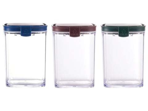 VAGUE | Square Airtight Food Container Jar 700 ml | 02-930