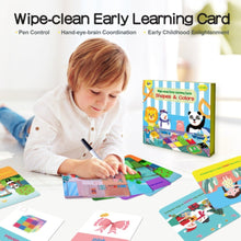 PANDA JUNIOR | Wiple-Clean Early Learning Cards  - Shapes & Colors PJ003-2 | 49700231