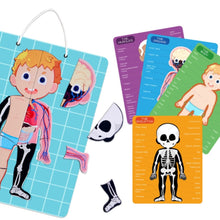 PANDA JUNIOR | Magnetic Puzzle Game -Human Body PJ008-1 | 49700293