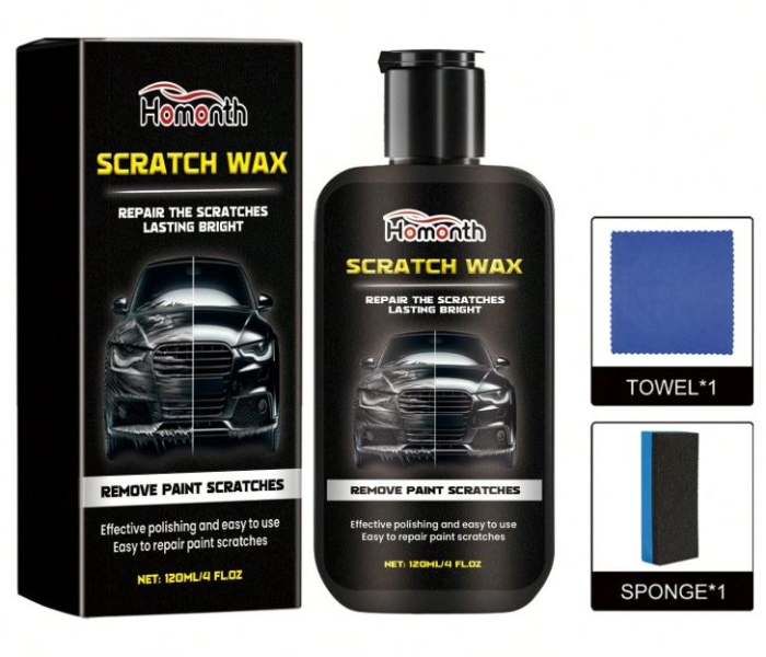 HOMONTH | Car Scratch Remover Paint Care Tools Auto Swirl Remover Scratches Repair Polishing Auto Body Grinding Compound Anti Scratch Wax | JPO2395