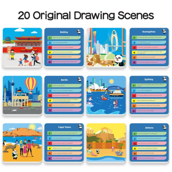 PANDA JUNIOR | My First Learning Cards -Travel Around The World PJ002-1 | 49700163