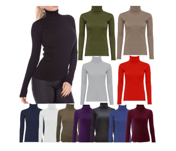 FN Unisex Winter High Neck Full Sleeve T Shirt - Assorted Color | JPM3484