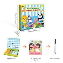 PANDA JUNIOR | Wiple-Clean Early Learning Cards  - Shapes & Colors PJ003-2 | 49700231