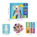PANDA JUNIOR | Magnetic Puzzle Game -Human Body PJ008-1 | 49700293