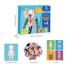 PANDA JUNIOR | Magnetic Puzzle Game -Human Body PJ008-1 | 49700293