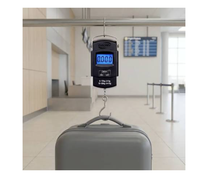 WeiHeng A08 50KG Backlight Digital Handle Luggage Scale Portable, Black | JPO6611