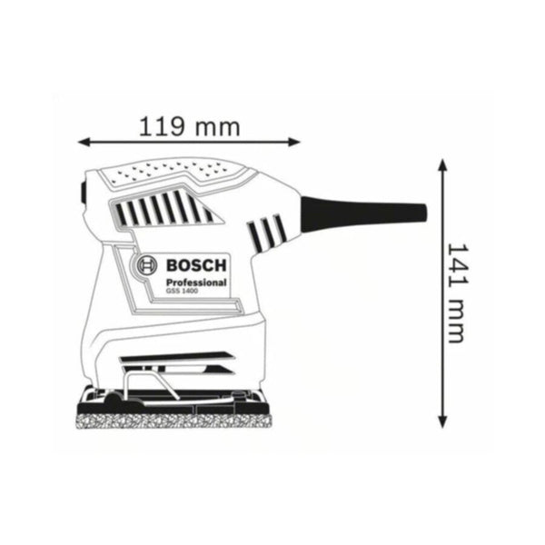 BOSCH | Professional SD Orbital Sander | GSS 1400 SD