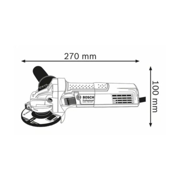 BOSCH | Professional Angle Grinder 4.5"inches 750 Watts | GWS 750-115