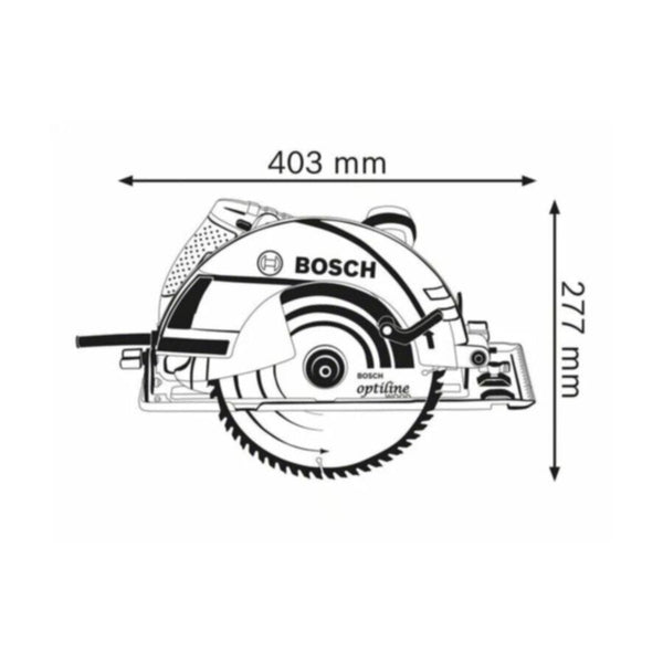 BOSCH | Professional Hand-held Circular Saw 9"inches | GKS 9