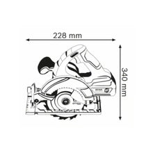 BOSCH | Professional Circular Saw Bare Tool | GKS 18 V-LI