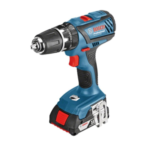 BOSCH | Professional Cordless Impact Drill Plus with 2X2 AH 18 V | GSB 18-2-LI