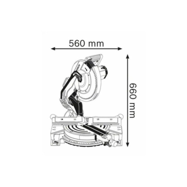BOSCH | Professional Mitre Saw with Integrated Laser | GCM 12 JL