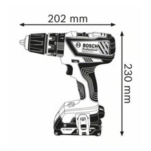 BOSCH | Professional Cordless Impact Drill Plus with 2X2 AH 18 V | GSB 18-2-LI