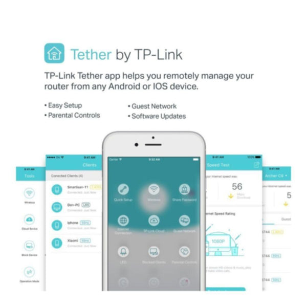 TP-LINK |  Smart Wireless Router Upto 1900 Mbps | Archer C9 Ac1900