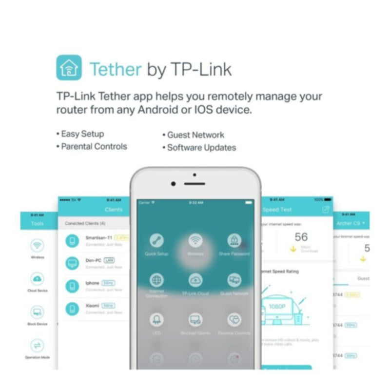 TP-LINK |  Smart Wireless Router Upto 1900 Mbps | Archer C9 Ac1900