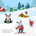 PANDA JUNIOR | Reusable Stickers-Merry Christmas PJ013-5 | 49701351
