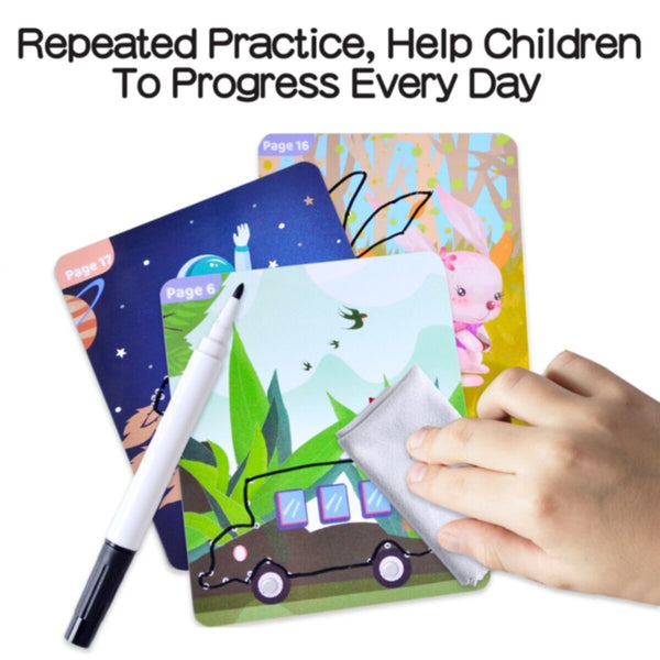 PANDA JUNIOR | Wiple-Clean Early Learning Cards -Dot To Dot PJ003-1  | 49700200