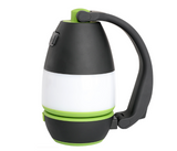 Portable 5W 350 Lumen LED Multi Function Lantern Outdoor Camping Light with Rechargeable Battery A - Grey and Green | JPI7223