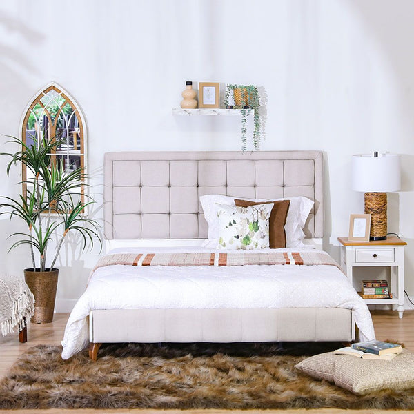 DANUBE | V2 Gordion 180x200 King Bed Light Cream | 810100100442