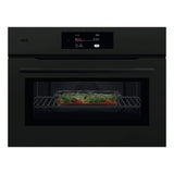 AEG | 8000 Series CombiQuick Built-In Microwave Oven 44Ltrs Matte 1000W Black | NKK8A701T