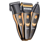 Yoko 3 in 1 Rechargeable Shaver Hair Clipper Nose Trimmer - Black and Gold | JPL5385