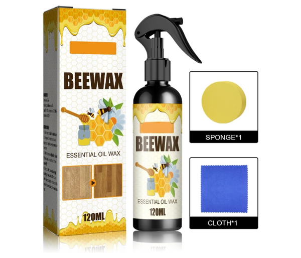 High Quality Natural Micro-Molecularized Beeswax Spray Beeswax For Wood The Original Bees Wax Furniture Polish And Cleaner Beeswax Polish Spray for Care Wooden Furniture | JPN7580