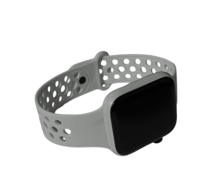LED Wrist Watch for Unisex with Silicon Strap - Grey | JPN2717