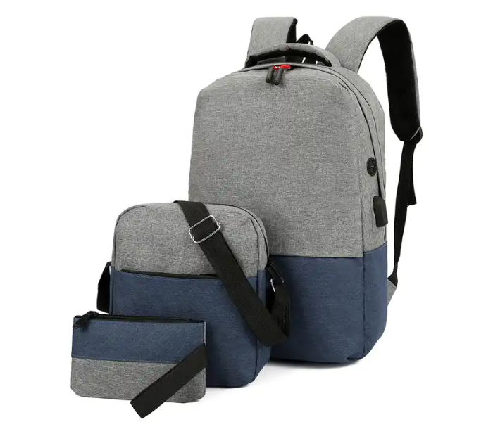 Jongo Set of 3 Pieces Laptop Backpack Unisex - Assorted | JPN2348