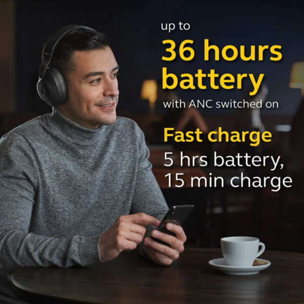 JABRA | Elite 85H Wireless Noise Cancelling Over Headphones with Smartsound & Mic Titanium Black | 100-99030000-60